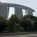 Hotel Marina Bay Sands widziany z Gardens by the Bay
