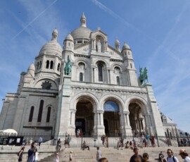 Sacré-Cœur – frontal Bazylika Sacré-Cœur, widok frontowy