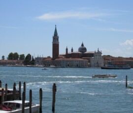 San Giorgio Maggiore – panorama Wyspa i bazylika San Giorgio Maggiore widoczne z Placu Świętego Marka