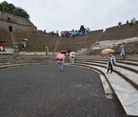 Pompeje – Wielki Teatr Widownia Wielkiego Teatru w Pompejach