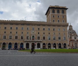 Palazzo Venezia na Piazza Venezia Palazzo Venezia na Placu Weneckim w Rzymie